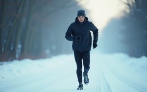 Como correr com clima frio